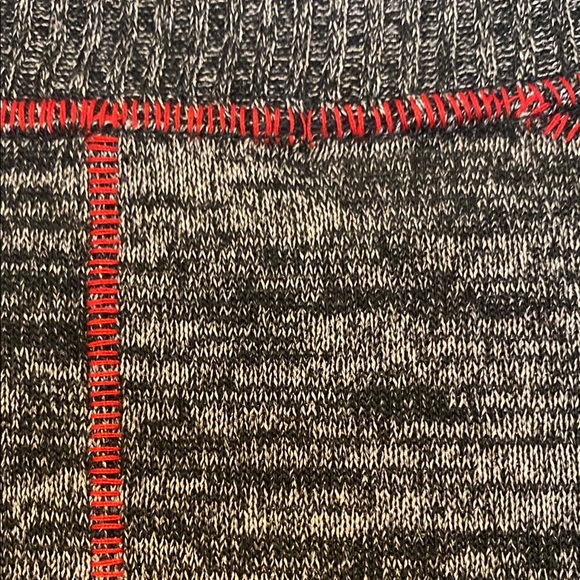 Rag & Bone Gray and Black Fitted Ribbed Sweatshirt - Picture 5 of 5